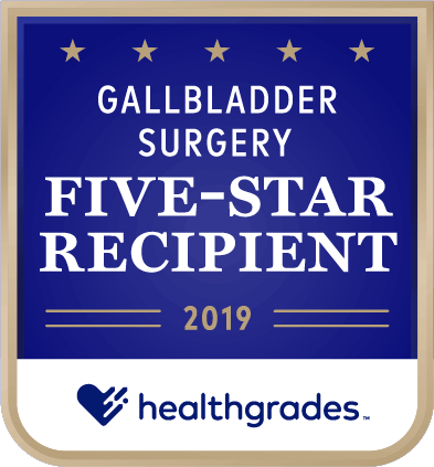 Healthgrades Gallbladder Surgery Five-Star Recipient 2019