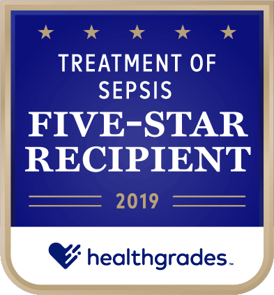 Healthgrades Treatment of Sepsis Five-Star Recipient 2019