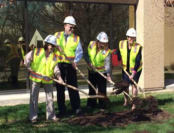 Groundbreaking of the new surgery center